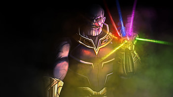 Thanos New Art , thanos, superheroes, digital-art, artwork HD wallpaper