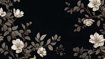 Black Aesthetic Flower, aesthetic, black aesthetic, dark aesthetic, nature, flower HD wallpaper
