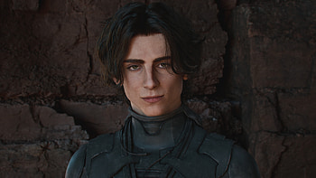 Timothee Chalamet, Dune 2021, Paul Atreides portrait, Artstation artwork HD wallpaper