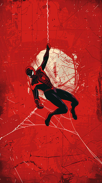 Red Comic Spider-Man , Comic, spider man, red HD phone wallpaper