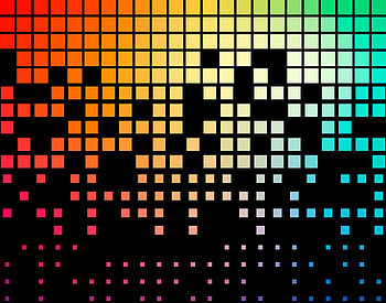 Texture, Textures, Gradient, Squares, Pixels HD wallpaper