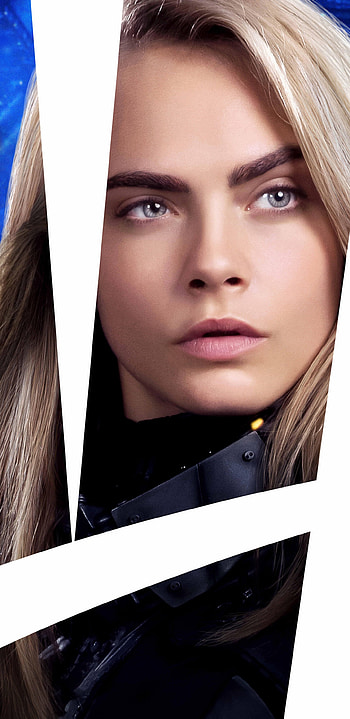Cara Delevingne, Laureline, Valerian and the City of a Thousand Planets, Galaxy HD phone wallpaper