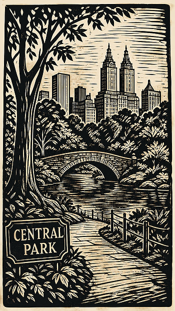Central Park Pocket Vista — , Bridge, City Skyline HD phone wallpaper
