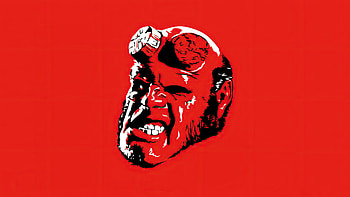 Hellboy Minimal , hellboy, minimalism, minimalist, artist, artwork, digital-art HD wallpaper