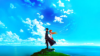 Asuna And Kirito Sword And Soul, kazuto-kirigaya, asuna-yuuki, sword-art-online, artwork, art, digital-art, ai, anime, artist HD wallpaper