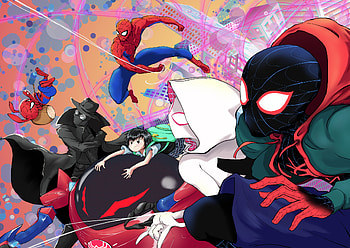 Spider-Man: Into The Spider-Verse – Multiverse Action Unleashed, movie, Spider-Man: Into The Spider-Verse HD wallpaper