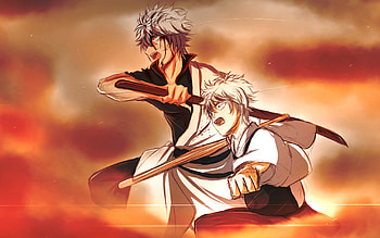 Gintama series, Art warrior, Sakata Gintoki, Anime HD wallpaper