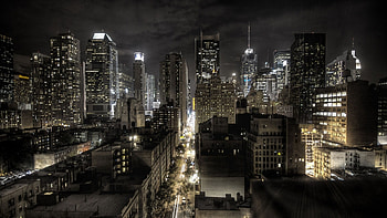 Preview new york, united states of america, night, top view, r HD wallpaper