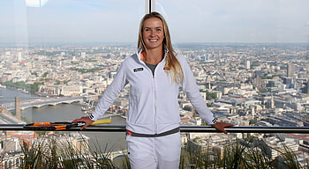 Tennis player, Elina Svitolina, smile HD wallpaper