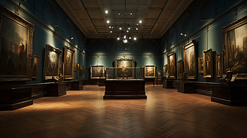 Majestic Museum Hall, museum, man made, architecture HD wallpaper