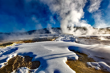 Landscape, Nature, National Park, Geyser, Yellowstone HD wallpaper