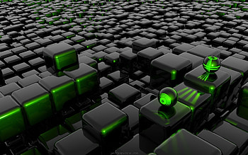Black And Green HD wallpaper