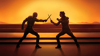 Dune: Part Two — Quad Sunset Duel, Dune: Part Two HD wallpaper