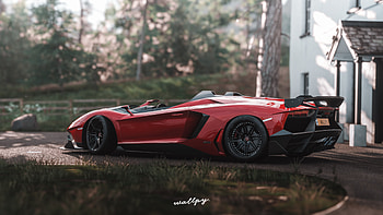 Lamborghini Aventador Sv Forza Horizon , forza-horizon-4, lamborghini-aventador, lamborghini, 2018-cars, cars, games, 2018-games HD wallpaper