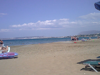 Crete - Chania beach, island, travel, Greece, memories HD wallpaper