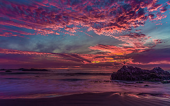Red Rock Clouds Sunset , rocks, clouds, sunset, nature HD wallpaper