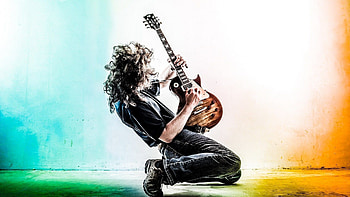Guitar Man Playing Guitar HD wallpaper
