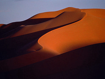 Nature, Mountains, Sand, Desert, Lines, Shadow, Evening, Dunes, Links HD wallpaper