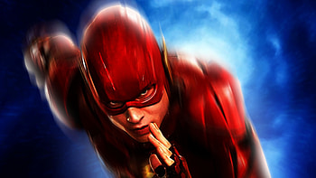 Flash Fastest Man Alive, flash, artwork, digital-art, deviantart, superheroes HD wallpaper