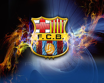 and background of FC Barcelona Logo for fans of FC Barcelona . HD wallpaper