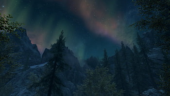 Skyrim's Enchanted Skies: of a Majestic Game Environment, video game, The Elder Scrolls V: Skyrim HD wallpaper