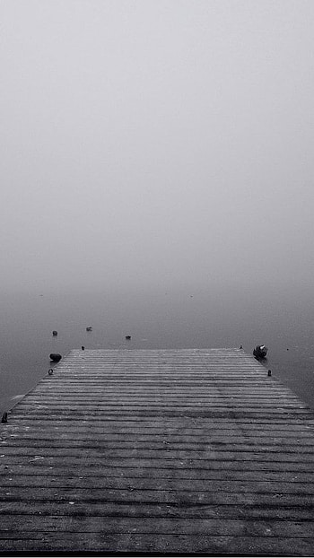 Depressing, Lonely, black and white HD phone wallpaper