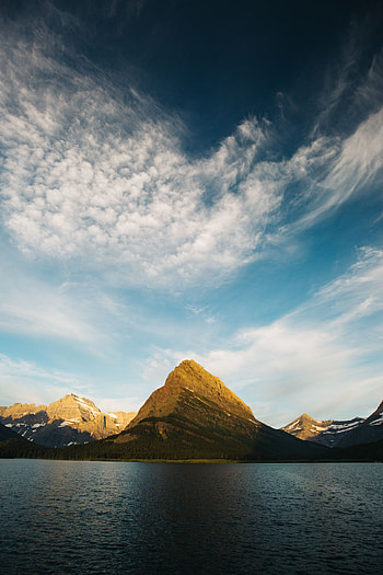 Nature, Sky, Mountains, Lake, Flow HD phone wallpaper