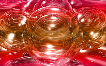 Balls, Divorces, 3D, Glass, Stripes, Streaks HD wallpaper