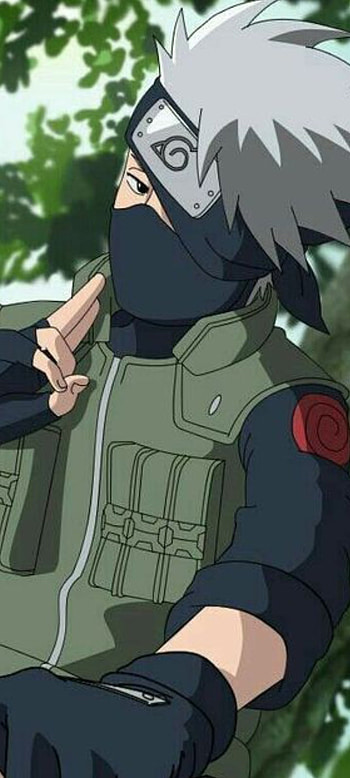 Kakashi, art, cartoon HD phone wallpaper