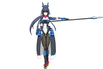 Honda Futayo, lance, anime, body suit, kyokai senjo no horizon, girl HD wallpaper