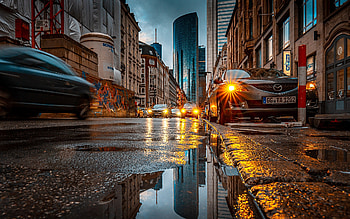 Frankfurt Germany, germany, reflection, water, frankfurt HD wallpaper
