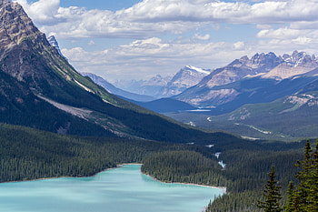 Landscape, Nature, Mountains, Lake, Valley HD wallpaper