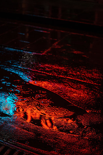 Water, wavy surface, ripples, bokeh HD phone wallpaper