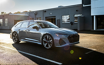 Audi RS6 Avant, front view, exterior, new gray RS6 Avant, RS6 tuning, gray RS6, German cars, Audi HD wallpaper
