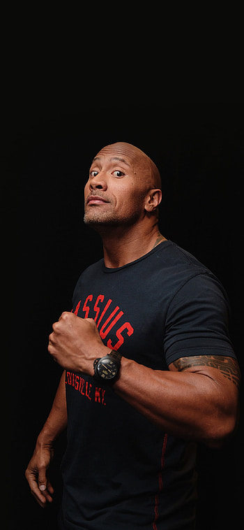 Dwayne Johnson, , Dark guy power HD phone wallpaper