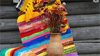 Flower pot, chair, colour, pots, flower HD wallpaper