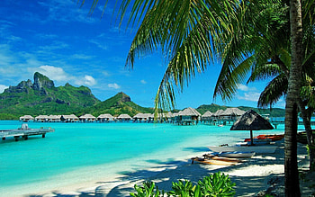 Bora Bora Tahiti , Tropical getaway, Exquisite beauty, Serene landscapes HD wallpaper