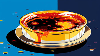 Decadent Crème Brûlée, food, crème brûlée HD wallpaper