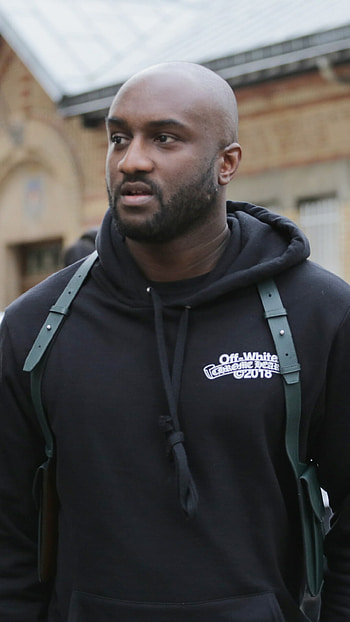Virgil Abloh, Celeb fashion, Louis Vuitton debut, Rainbow runway HD phone wallpaper