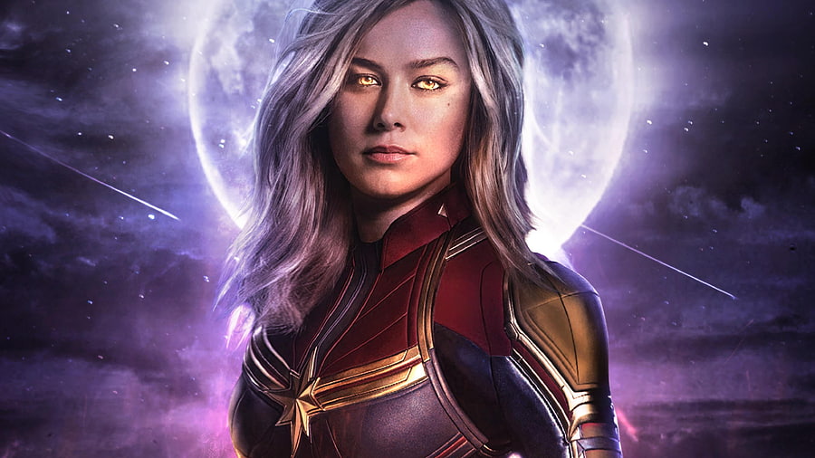 Captain Marvel Avengers End Game, avengers-end-game, movies, 2019-movies, captain-marvel, superheroes HD wallpaper