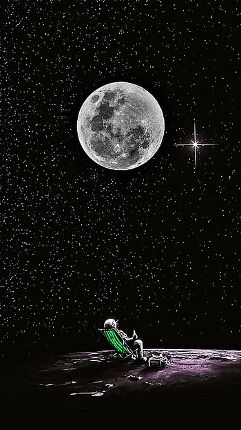 Astronaut's View, Sci Fi, astronaut HD phone wallpaper