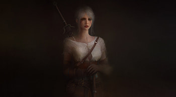 The witcher, Ciri, video game, fan art HD wallpaper
