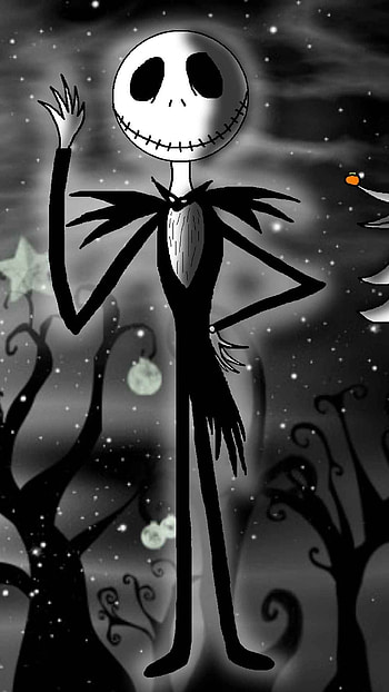 2014 Anime Jack Skellington 6 plus - Disney Cartoons for Halloween HD phone wallpaper