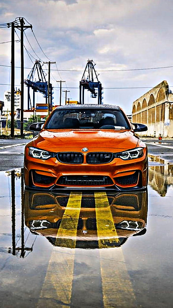 Bmw, cloud, sky, car HD phone wallpaper