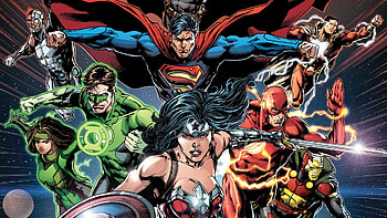 Comics - Justice League Wonder Woman Superman Green Lantern Cyborg (DC Comics) Flash HD wallpaper