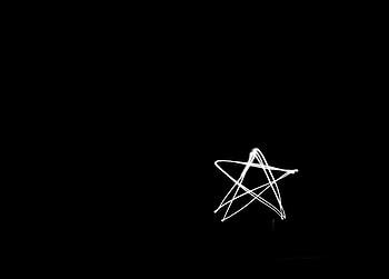 Shine, Light, Minimalism, Black Background, Star HD wallpaper