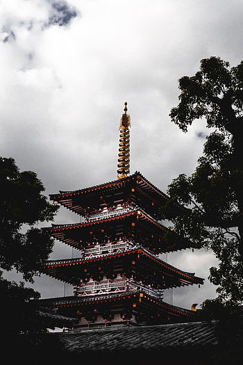 Architecture, Building, Miscellanea, Miscellaneous, Pagoda, Temple, Oriental HD phone wallpaper