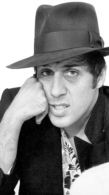 Adriano Celentano, Sophisticated style, Classic black and white, Timeless elegance HD phone wallpaper