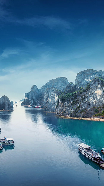 Halong Bay, Vietnam's charm, Alluring landscapes, que views HD phone wallpaper