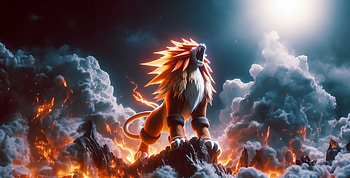 Entei Pokemon Master Of Fire, entei, pokemon, anime, artist, artwork, digital-art, deviantart HD wallpaper
